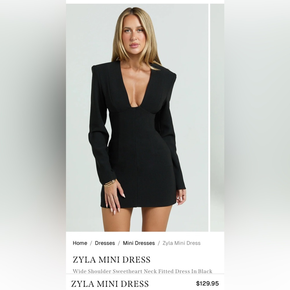 Brand New Showpo Zyla Mini Dress